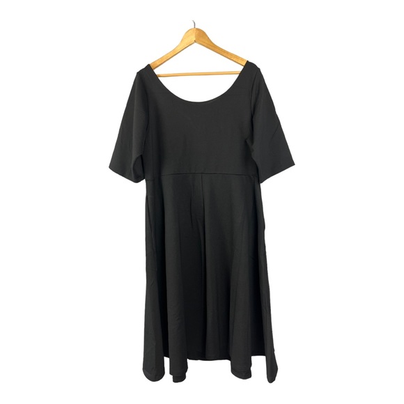 City Chic Black Midi Dress - Picture 8 of 9